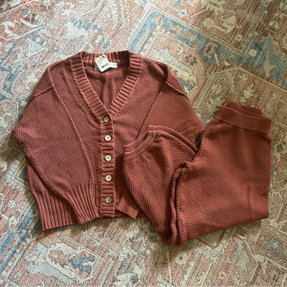 NWT Free People Hailee Cardi Set XS